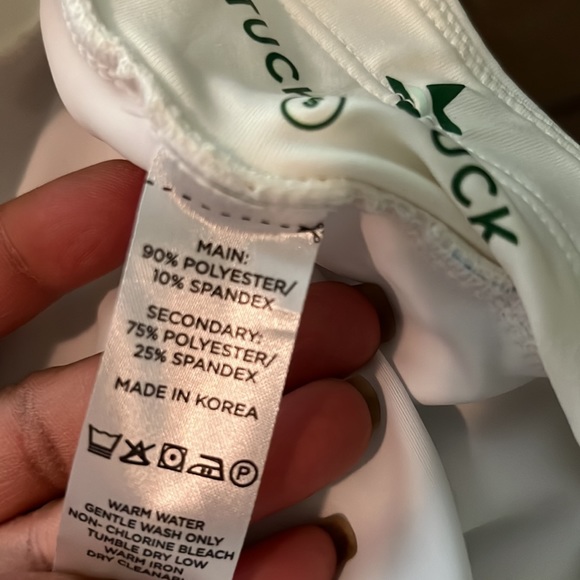 NO OFFER NEW Tuckernuck Sport white & Fresh Buds pleated sports  size XS - Picture 13 of 15